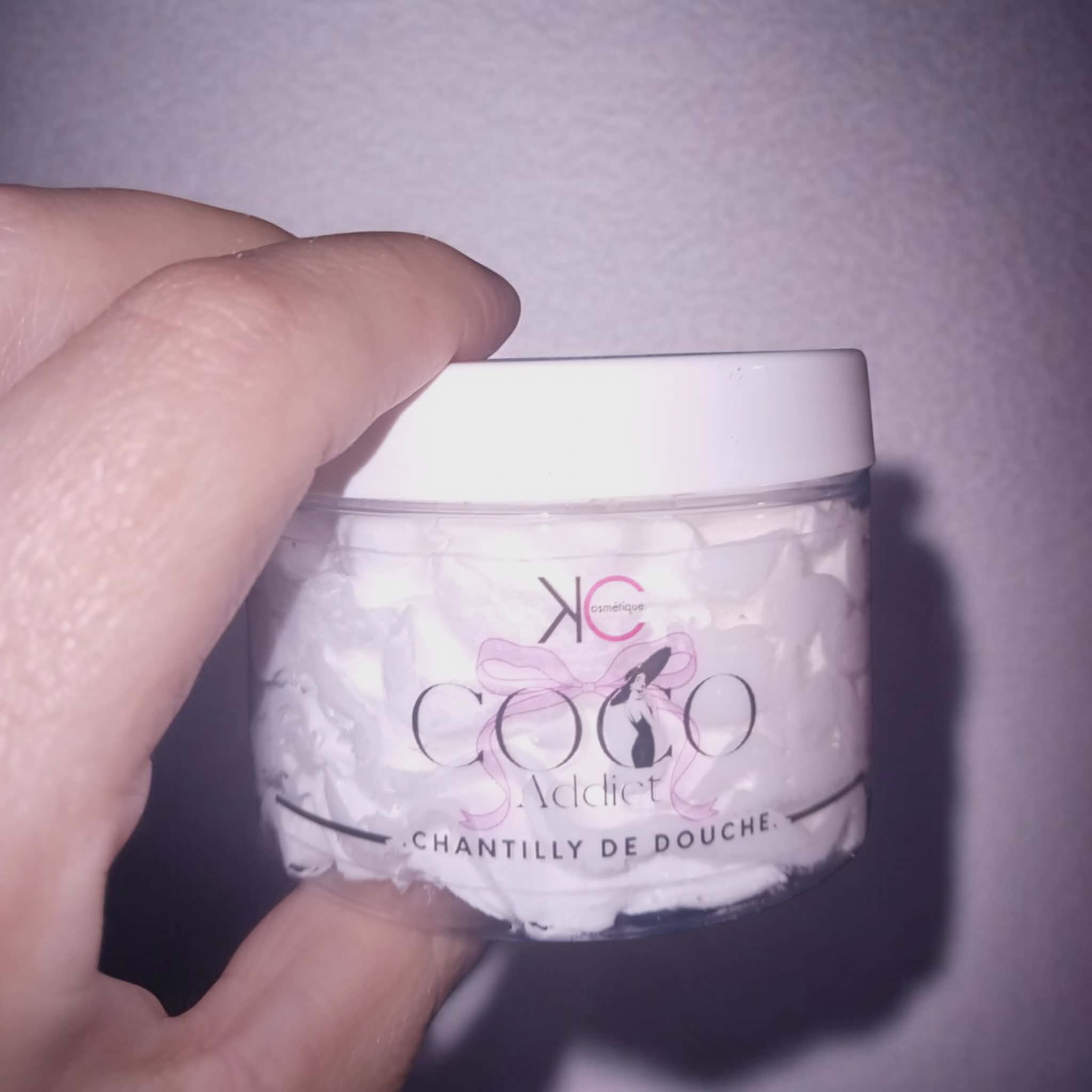 Chantilly de douche coco